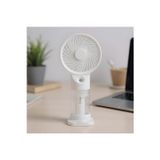 Tastech Şarjlı El Fanı Su Buharı Püskürtmeli Mini Vantilatör Masaüstü Ayaklı Telefon Standlı Soğutucu Fan