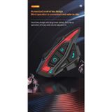 Tastech Shark-08 Motosiklet Kaskı Bluetooth Kulaklık 8 Kişi Grup Bağlantılı İnterkom Kask Kulaklığı Motorcycle Bluetooth Headset