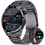 Tastech SW-32 Akıllı Saat, AMOLED Ekran, 3 Kordonlu, Siyah