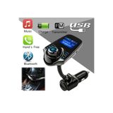 Tastech T10 FM Transmitter Kablosuz Araç İçi Bluetooth FM Verici Radyo Adaptörü Bluetooth Araç Kiti USB Girişli T10-FM-TRANSMİTTER