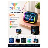 Tastech TF36PRO Yapay Zeka Etkili Hoparlör Eş Zamanlı Çeviri RGB Dijital Saat Alarm Masa Saati Hava Durumu Fotoğraf Çerçevesi