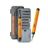 Tastech TK-S001 Mini Şarjlı Tornavida Seti, 600mAh Type-C, 28 Parça, Manyetik Hassas Uçlu