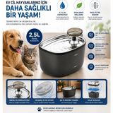 Tastech TPD01 Kedi Köpek Su Pınarı Otomatik Filtreli Ultra Sessiz Su Çeşmesi Evcil Hayvanlar Için Su Kabı