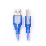 Tastech USB 2.0 Yazıcı Kablosu, A Fiş - B Fiş, 1.5m, Mavi, Canon Epson HP Yazıcı ile Uyumlu