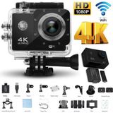 Tastech Wifi Li Aksiyon Kamera 4K Ultra Hd 1080P Spor Dalış Motorsiklet Kask Kayak Doğa Avcı Kamerası