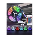 Tastech wn 1161 5 metre rgb led isik uzaktan kumandali tak calistir 3 cipli ic mekan led WN-1161-ŞERİT-LED