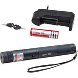 Tastech Yeşil Lazer Şarjlı 5000MW 532NM 8km Menzil Kilitli Anahtarlı 4800MAH Şarjlı Pil Green Laser Pointer