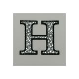 Taşteks TAŞLI Ütülenebilen veya Sticker Olarak Kullanılabilen 6cm H Harfi