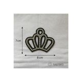 Taşteks TAŞLI Ütülenebilen veya Sticker Olarak Kullanılabilen Kraliçe Tacı Modeli