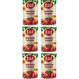 Tat Domates Salçası 4300 gr 6'lı Paket Türkiye Menşeli Lezzetli Domates Salçası - 4,35 kg