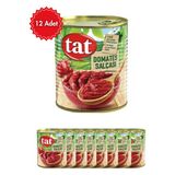 Tat Domates Salçası Teneke 830 Gr X 12 Adet - Yoğun Kıvamlı Ve Yemeklere Lezzet Katıyor