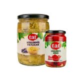 Tat Közlenmiş Biber & Tat Közlenmiş Patlıcan Tat Közlenmiş Biber & Tat Közlenmiş Patlıcan 2 Adet