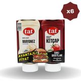 Tat Sıkı Dostlar(390 Gr Ketçap - 345 Gr Mayonez) - (6 Adet)
