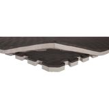tatami minderi 100x100 26mm kalınlık (gri-siyah)