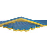 tatami minderi 100x100 26mm kalınlık (mavi-sarı)