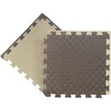Tatami Minderi 20 mm kalınlık 50x50 1 adet fiyatıdır 4 tanesi 1m2 yer kaplar çift yönlüdür bej-acı kahve - Kahverengi