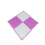TATAMİ MİNDERİ 20MM(KALINLIK) 50X50 ÇİFT YÖNLÜ KULLANIM (pembe-beyaz)