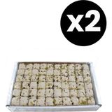 Tatlan 2'li Set Baklava Dilimi Antep Fıstıklı Tahin Helvası Dökme 4 kg
