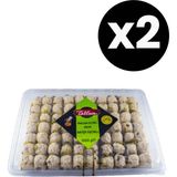 Tatlan 2'li Set Mini Baklava Dilimi Antep Fıstıklı Tahin Helvası 1 kg