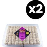 Tatlan 2'li Set Mini Baklava Dilimi Sade Tahin Helvası 1 kg