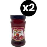 Tatlan 2'li Set Vişne Reçeli Cam Kavanoz 380 gr