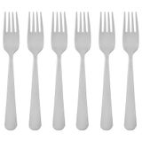 Tatlı çatalı, paslanmaz çelik, 16 cm, 6 adet