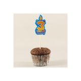TATLI GÜNLER 3 YAŞ HAPPY BIRTHDAY SİMLİ MAVİ KÜRDAN 10 ADET