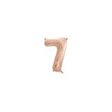 TATLI GÜNLER 34" FOLYO BALON RAKAM 7 ROSE GOLD