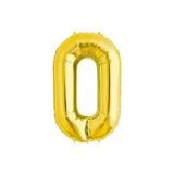 TATLI GÜNLER Altın Folyo Balon 32" Inç 76 Cm 0 Rakamı