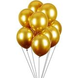 Tatlı Günler GOLD 10 ADET METALİK BALON BÜYÜK BOY 30 CM