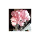 TATLI GÜNLER Parti Dolabı 20 Adet Metalik Şeker Pembe Balon Doğum Günü Helyumla Uçan