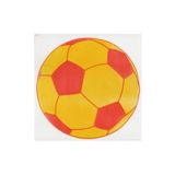 TATLI GÜNLER PEÇETE FUTBOL TOPU BASKILI SARI KIRMIZI