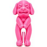TATLI Hayvan Figürlü Poşet Ağzı Kapatma Aparatı Ambalaj Torba Kapatıcı - Pembe - Köpek