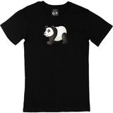 Tatlı Panda Tasarım Siyah Tişört; Xl