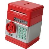 Tatlı Sebep Atm Kasa Kumbara Şifreli Kasa Kumbara - Kırmızı