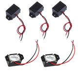 tatoko Talepler ile 5 ADET Mini Buzzers - 12V 400Hz Mors Kodu Mekanik Elektronik Bileşenler