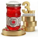 Tatşen Cam Reçel Gül 3X800 gr