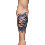 Tattoo 1 Ay Kalıcı 24 Saat Sonra Kararan Aslan model geçici dövme