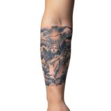 Tattoo 1 Ay Kalıcı 24 Saat Sonra Kararan Bulut Kuş ve Melek model geçici dövme