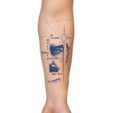 Tattoo 1 Ay Kalıcı 24 Saat Sonra Kararan Mustafa Kemal Atatürk model geçici dövme