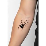 Tattoo Minimal Model Geçici Dövme Kol Bacak Geçici Sticker Yapıştırma Gerçekçi Örümcek Deseni Suya Dayanıklı
