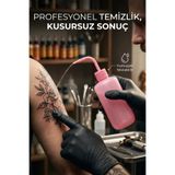 Tattoo Pembe Pipet Şişe 500 ml | Dövme Yıkama Piset Şişesi