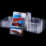 Tatuo 12 Adet Koruyucu Paketler Hot Wheels Modeli Araba Kapaklı Kılıflar Plastik Araba Teşhir Koruyucu Kılıf Şeffaf Kalıp Döküm Araba Kabarcık Paketi Kapakları Depolama (18,5 x 12,5 x 5,7 x 7,5 cm,