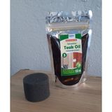 Taus Marine Eco-Teak Oıl / Premıum Normal (Solventsiz Natürel Tik YAĞI)100ML ve uygulama süngeri