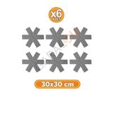 Tava Tencere Ve Borcam Koruyucu Çizdirmez Keçe 6'lı Set 30x30 Cm