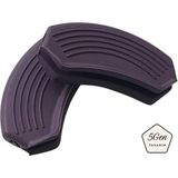 Tava ve Tencereler Için Uyumlu Isıya Dayanıklı Silikon Tutacak Set (2 Set 4 Parça) - Mor