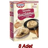 Tavada Bazlama - 8 Paket Bazlama Toz Karışımı - Sade -