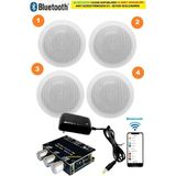 Tavan Hoparlör Seti Bluetooth Özellikli (4 Tavan Hoparlör) Amfi Kullanmaya Gerek Yok