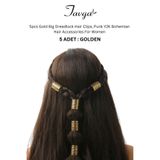 TAVGA 5 Adet Queen Design Metal Saç Tokası Seti