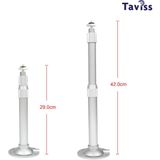 Taviss Dekoratif Tripod Tavan ve Duvar Kullanım Özellikli Gümüş Renk C9 Model